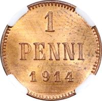 1 пенни 1914 года  Для Финляндии