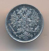 25 пенни 1872 года S Для Финляндии