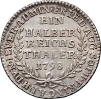 Талер 1798 года  Йеверская монета