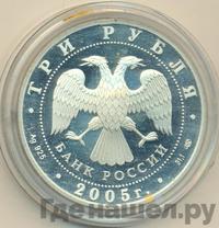 3 рубля 2005 года СПМД