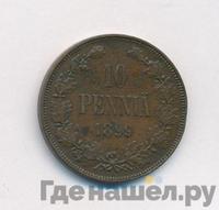 10 пенни 1899 года  Для Финляндии