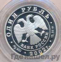 1 рубль 2002 года СПМД