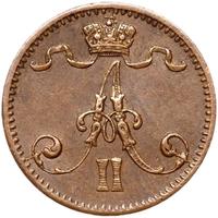 1 пенни 1876 года  Для Финляндии