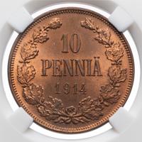 10 пенни 1914 года  Для Финляндии