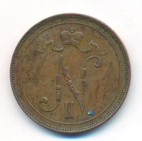 10 пенни 1907 года  Для Финляндии
