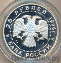 25 рублей 1996 года ММД Серебро