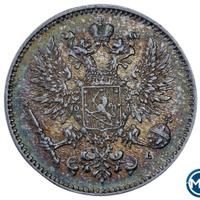 50 пенни 1908 года L Для Финляндии