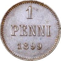1 пенни 1898 года  Для Финляндии