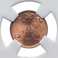 1 пенни 1893 года  Для Финляндии