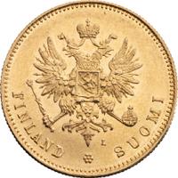 20 марок 1891 года L Для Финляндии