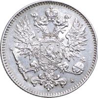 50 пенни 1915 года S Для Финляндии