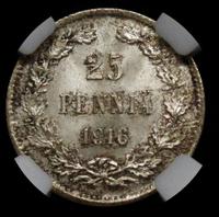 25 пенни 1916 года S Для Финляндии