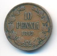 10 пенни 1897 года  Для Финляндии