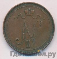 10 пенни 1908 года  Для Финляндии