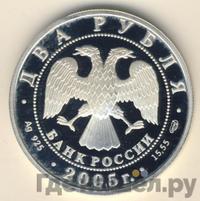 2 рубля 2005 года СПМД
