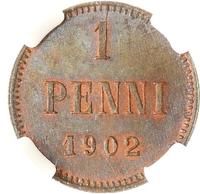 1 пенни 1902 года  Для Финляндии