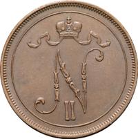 10 пенни 1911 года  Для Финляндии