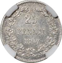 25 пенни 1894 года L Для Финляндии