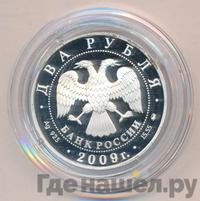 2 рубля 2009 года ММД