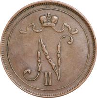 10 пенни 1912 года  Для Финляндии