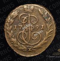 1 копейка 1791 года ЕМ