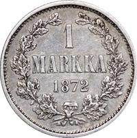 1 марка 1872 года S Для Финляндии
