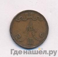 5 пенни 1892 года  Для Финляндии