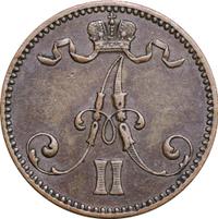 5 пенни 1866 года  Для Финляндии