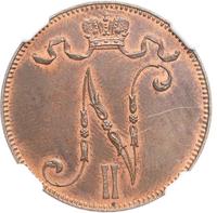 5 пенни 1898 года  Для Финляндии
