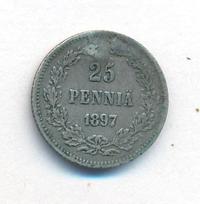 25 пенни 1897 года L Для Финляндии