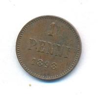 1 пенни 1898 года  Для Финляндии