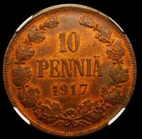 10 пенни 1917 года