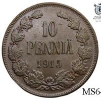 10 пенни 1915 года  Для Финляндии
