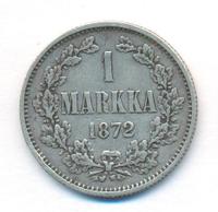 1 марка 1872 года S Для Финляндии