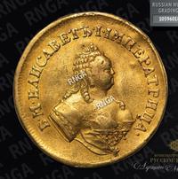 Двойной червонец 1751 года