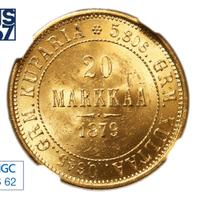 20 марок 1879 года S Для Финляндии
