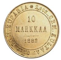 10 марок 1882 года S Для Финляндии