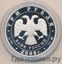 3 рубля 2009 года ММД
