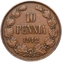 10 пенни 1912 года  Для Финляндии