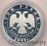 3 рубля 2009 года ММД