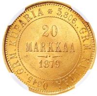 20 марок 1879 года S Для Финляндии