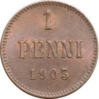 1 пенни 1903 года  Для Финляндии