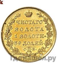 5 рублей 1824 года СПБ ПС