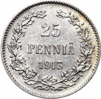 25 пенни 1913 года S Для Финляндии