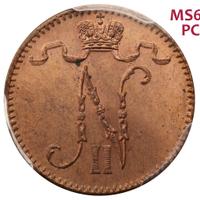 1 пенни 1898 года  Для Финляндии