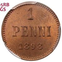 1 пенни 1898 года  Для Финляндии