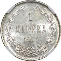 1 марка 1907 года L Для Финляндии