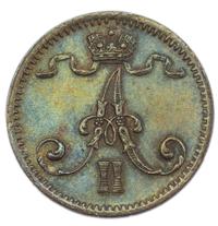 1 пенни 1873 года  Для Финляндии