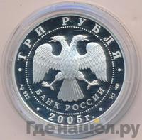 3 рубля 2005 года СПМД