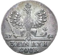 1/3 талера 1761 года  Для Пруссии